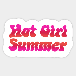 Hot Girl Summer Design Sticker